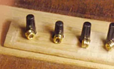 Ahornplatte eingebaut