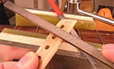 Formung der Ahornplatte