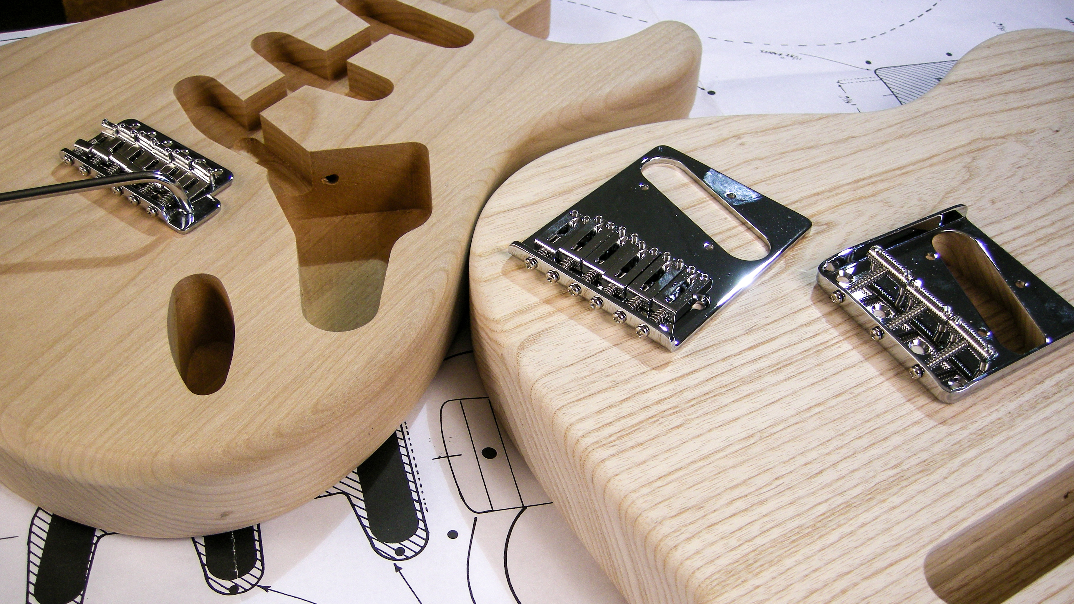 Was ist das Problem beim Austausch von Fender - und Gibson-Brücken?