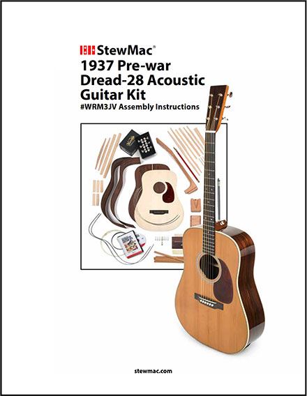 1937 Pre-war Dread-28 Acoustic Guitar Kit Cover