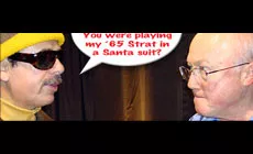 Carlos Santana und Dan Erlewine