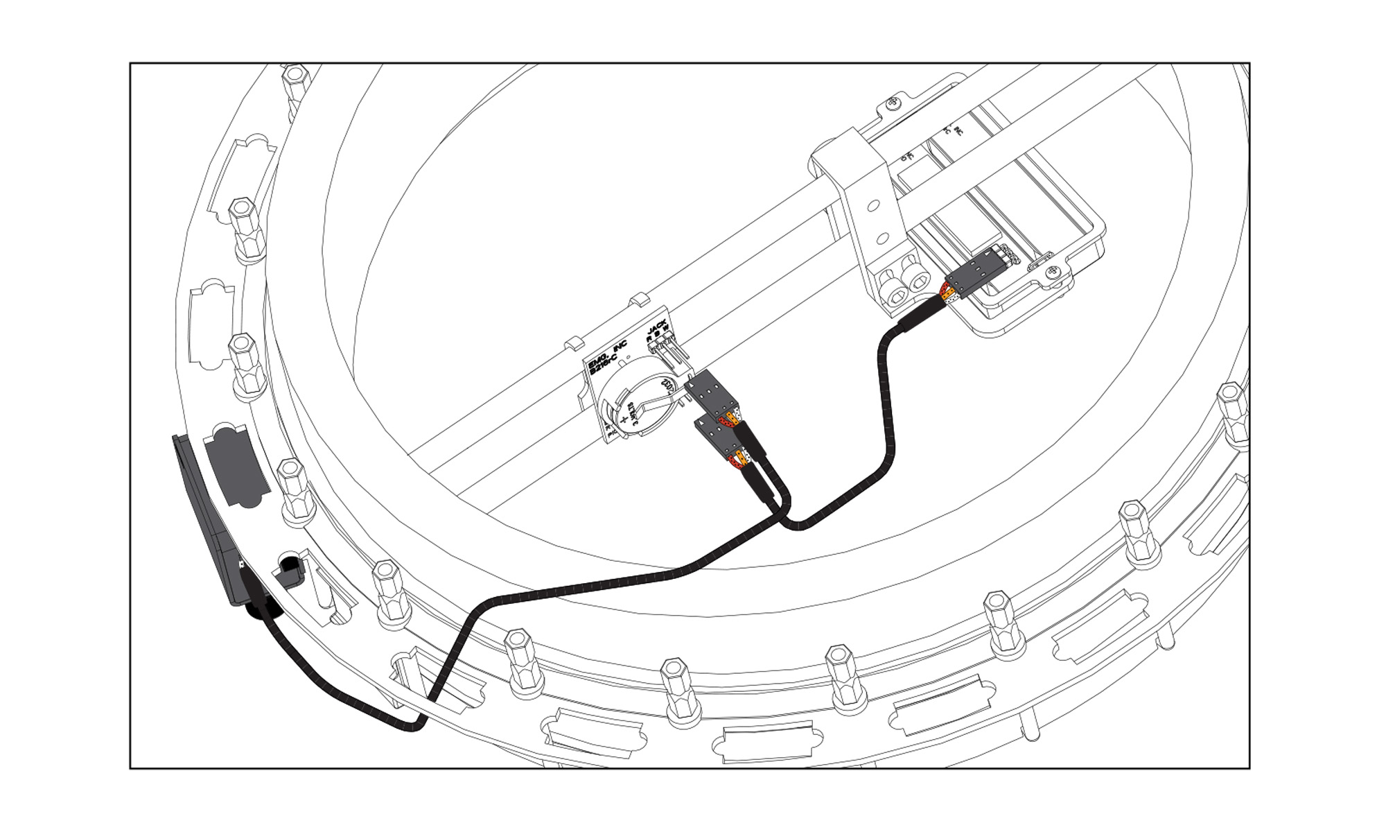 Installationsanleitung für die EMG ACB Banjo-Abholung