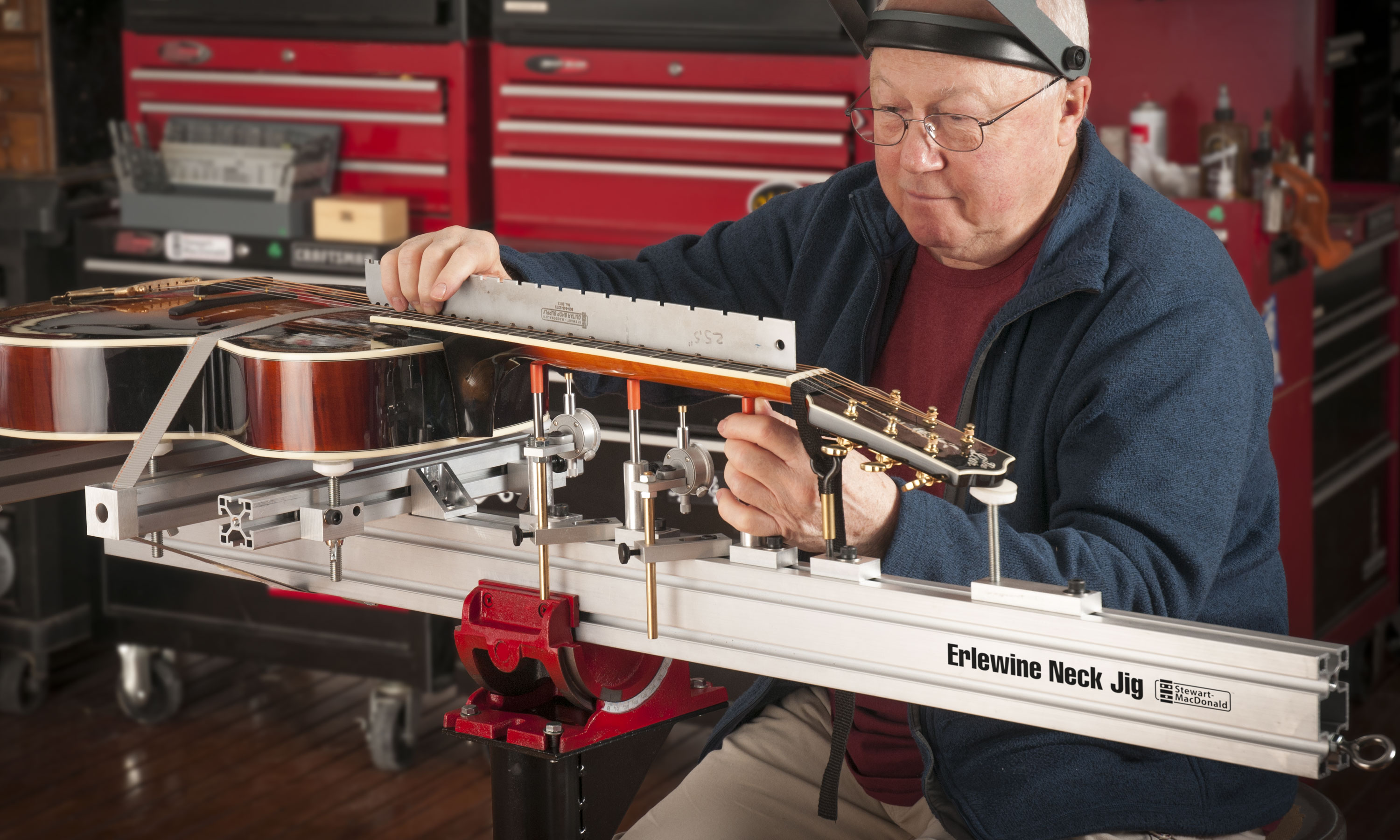 Anweisungen für den Jig mit Erlewine-Ausschnitt