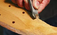 Formen der Kurven mit dem Meißel