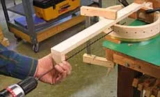 Bohren des Pilotlochs