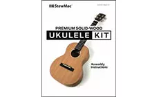 Vollholz-Tenor-Ukulele-Kit – Anleitungsabdeckung