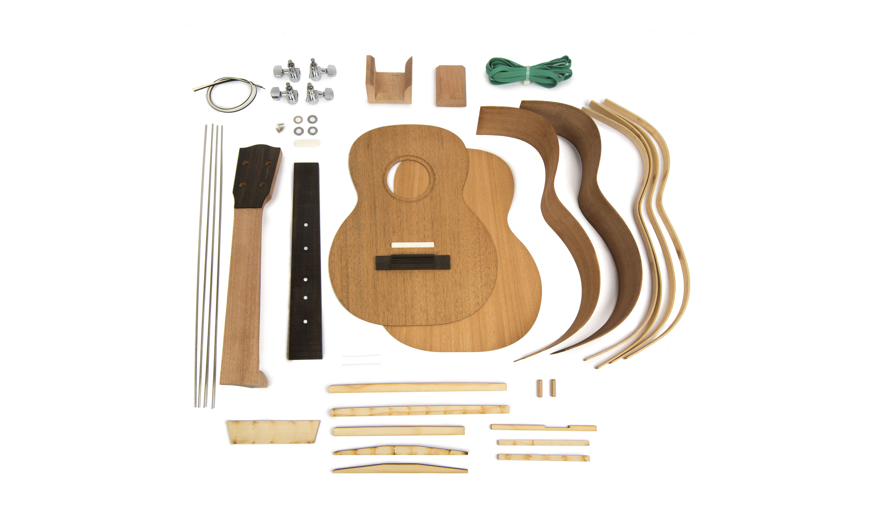 Anleitung für das StewMac Premium Vollholz-Tenor-Ukulele-Kit