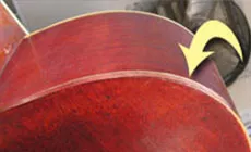 Mantel Schellack vor