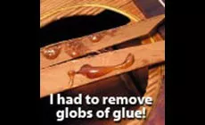 Glue on guitar braces
