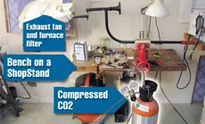 Einrichten des Spritzbereichs