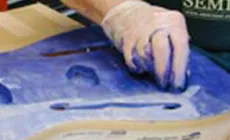 Erneute Färbung des Oberteils