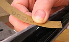 Schleifen mit Streifen