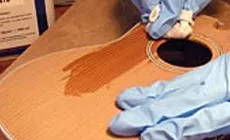 Foto: beginnt zu polieren