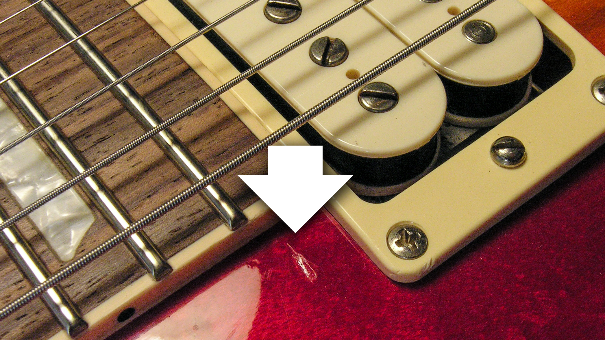 Lacquer Drop Fill: Verbergen eines Kratzers auf dem Les Paul eines Kunden