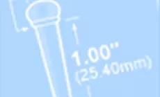 Bearbeitete Brückenstifte