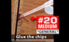 Glueing chip