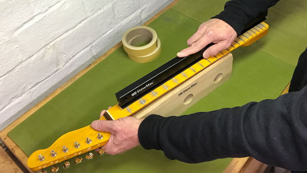 Anleitung für Fret Level + Dress Tool Set