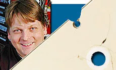 Beschädigter Pickguard