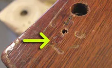 Füllung Klebetropfen