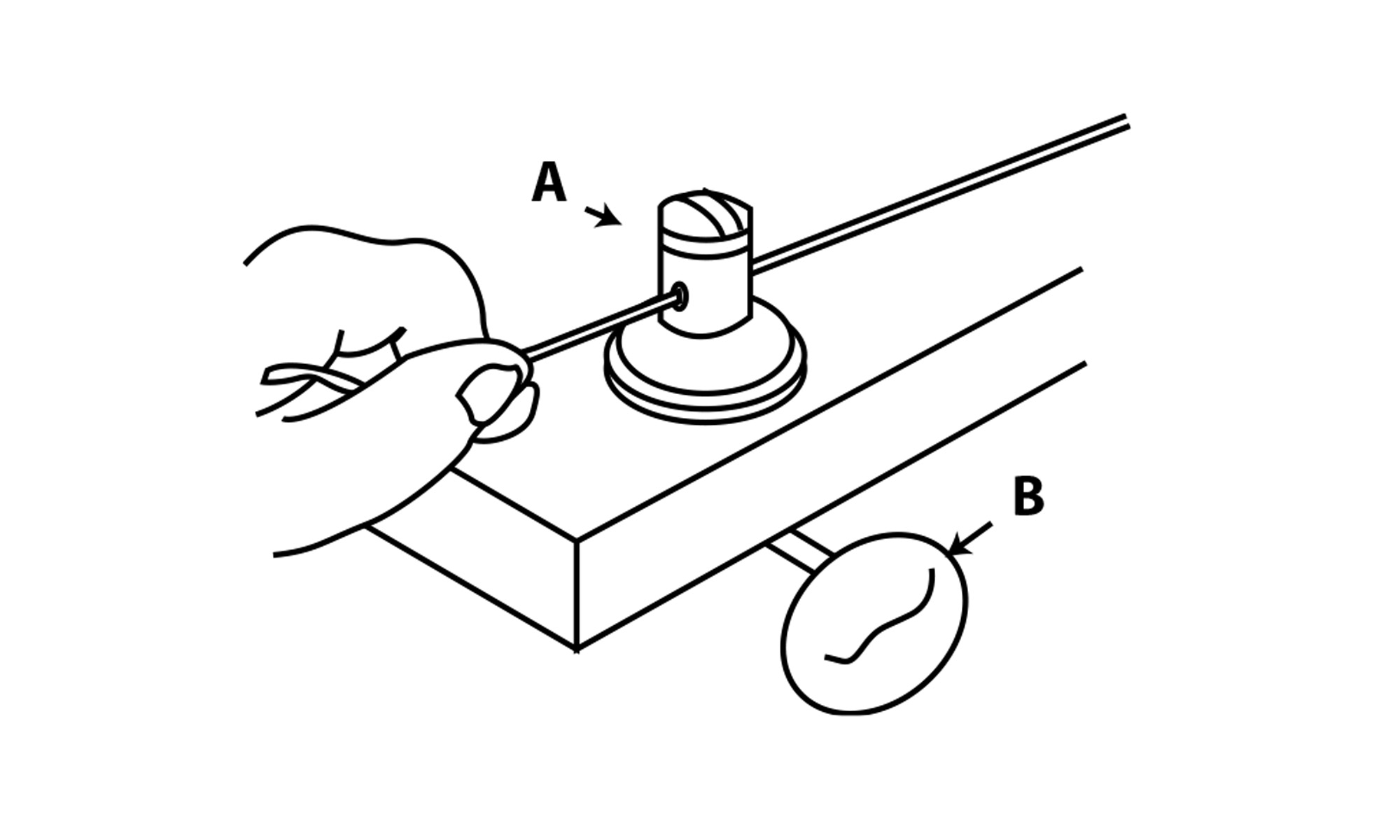 Anweisungen zur Montage von Strings zum Verriegeln von Gitarren-Abstimmungsmaschinen Anweisungen zur Montage von Strings zum Verriegeln von Gitarren-Abstimmungsmaschinen