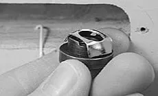 Werkzeugkerbe ausrichten