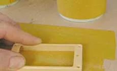 Abschleifen des Montagerings