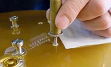 Installieren des Pfostens