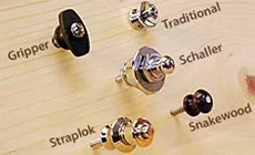 Verschiedene Riemenknöpfe