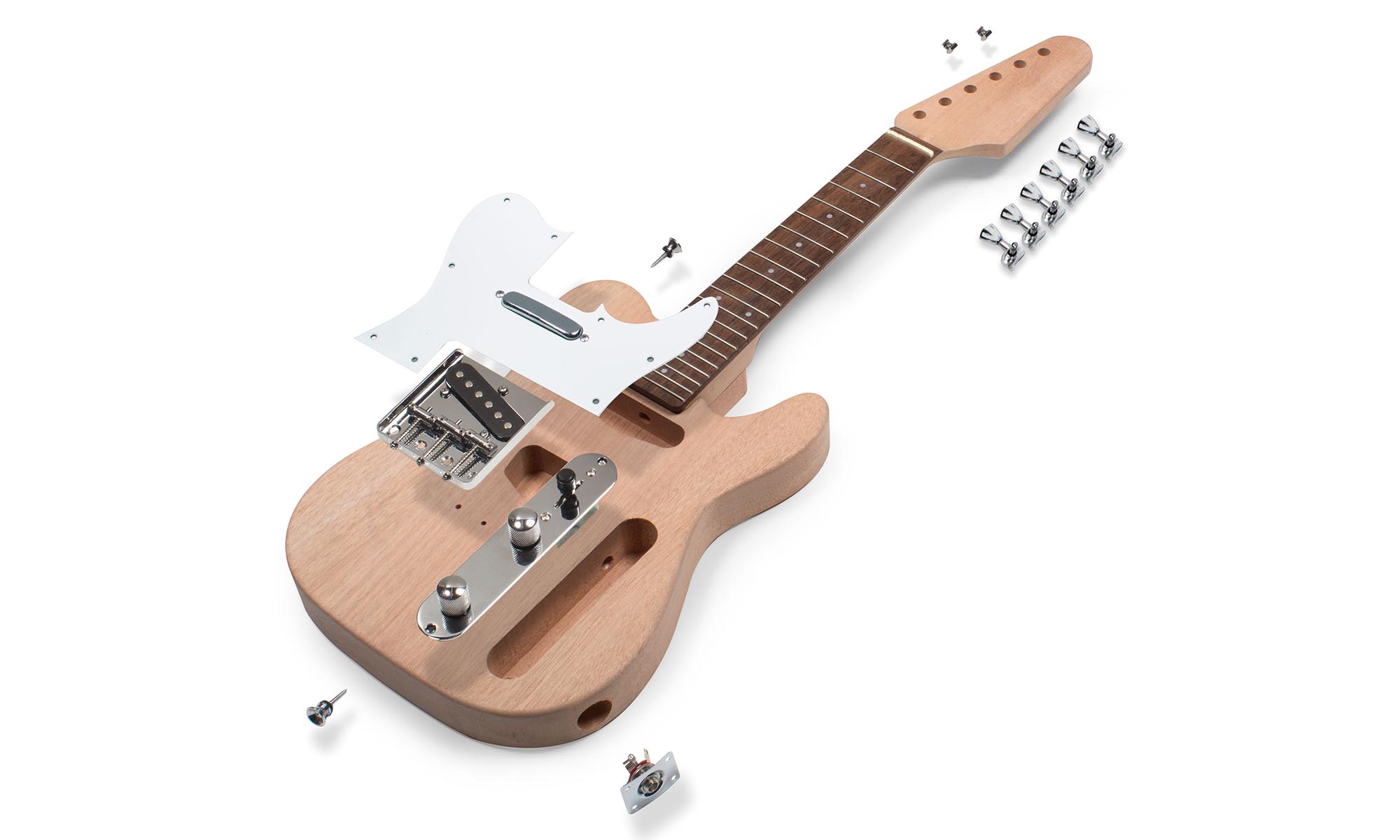 Anleitung für Mini T-Style Electric Guitar Kit