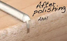 Frettchen nach dem Polieren