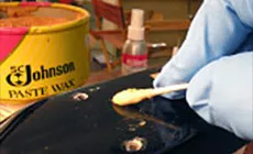 Wachsen mit einem Q-Tipp