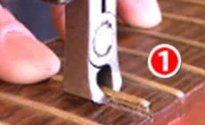 Halsentfernung Schritt 1