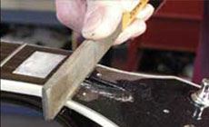 Leveling the nut slot