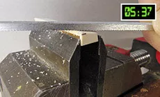 Anbringen der Mutter