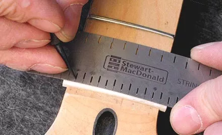 Proportionaler Stringabstand