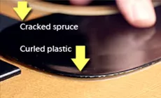 Einführung - rissige Fichte