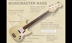 1970er Musikmaster-Bass