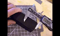 Gemessen und markiert für Löcher