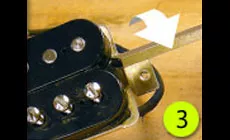Foto: Entfernen des Humbucker-Magneten
