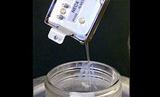 Draining wax