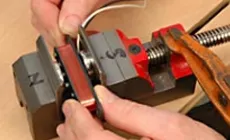 Aufladen der Polepieces