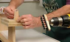 Hausgemachter Abholwickler, der den Draht füttert