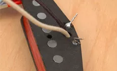 Weiße Strat-Anschlussdrähte