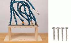 Befestigen Sie die Oberseiten und Seiten mit ovalen Kopfschrauben aus Holz