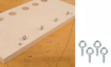 Schraubenösen montieren