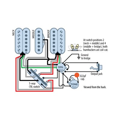 StewMac Humbucker Pickup-Verdrahtungsdiagramme StewMac Humbucker Pickup-Verdrahtungsdiagramme