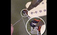 Löten des Zugangskabels