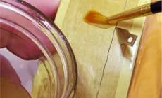 Überschwemmung des Risses