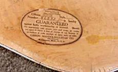 Altes Gibson-Etikett