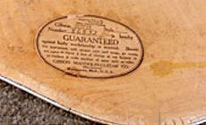 Old Gibson label